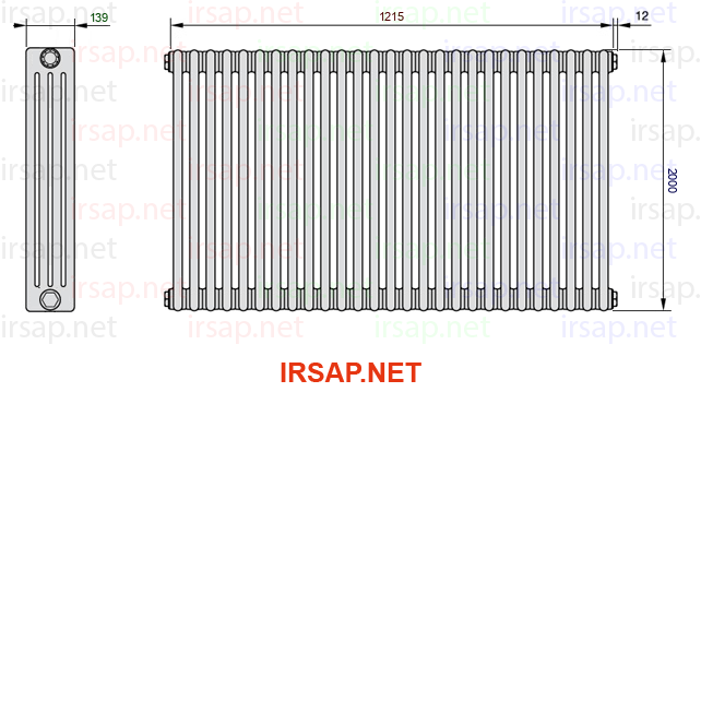 Радиатор IRSAP Tesi 42000/27 T22 CL 01